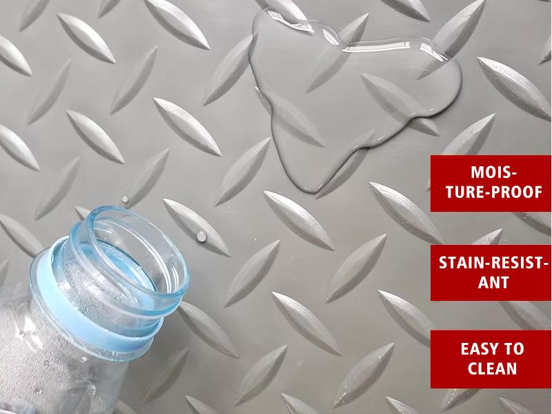 Moisture-proof, stain-resistant, and easy to clean