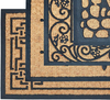 Embossed Rubber Backed Coir Mat