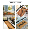 Printed PVC Backed Coir Mat