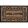 Embossed Rubber Backed Coir Mat