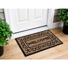 Embossed Rubber Backed Coir Mat