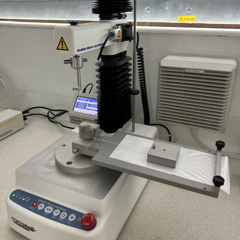 Static Coefficient of Friction tests