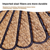 Embossed Rubber Backed Coir Mat